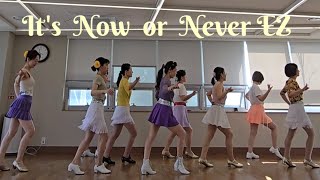 It's Now or Never EZ LineDance (dance and counts)#대한라인댄스협회청담지부#개포4문화센터영상반