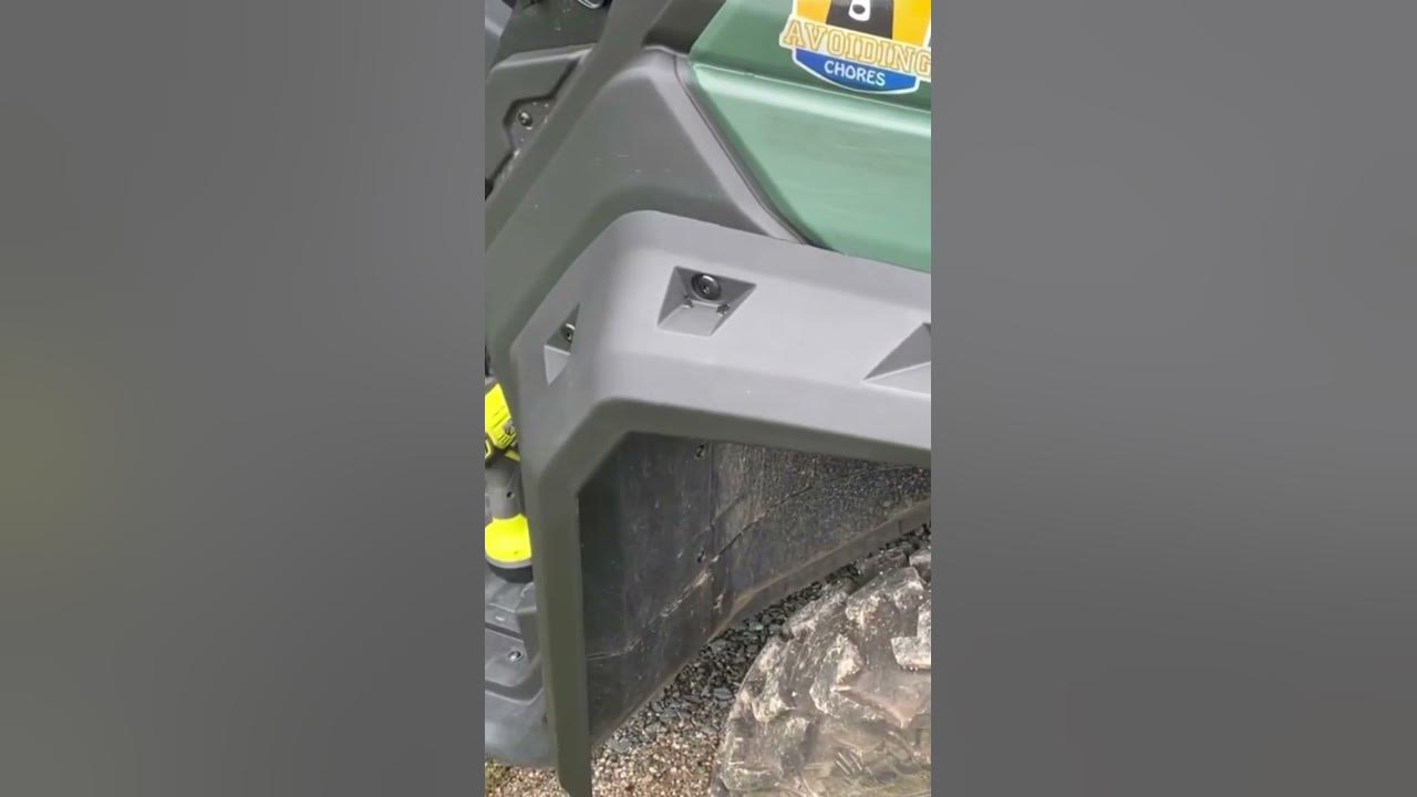 Canam defender fender flare installation YouTube