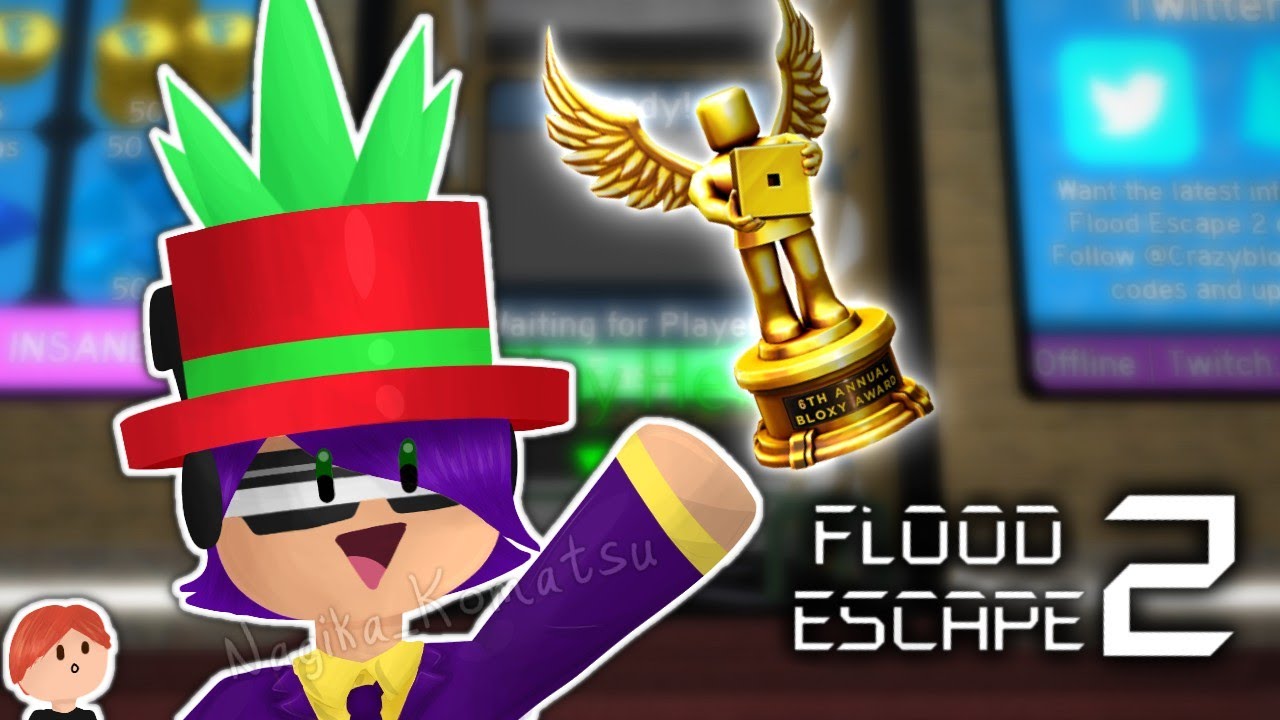 Flood Escape 2 Won The Bloxys New Code Outdated Youtube - roblox flood escape 2 toy code