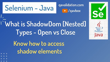 What is ShadowDom [nested] | open vs close | access elements