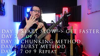 5 Tipps to practice hard riffs