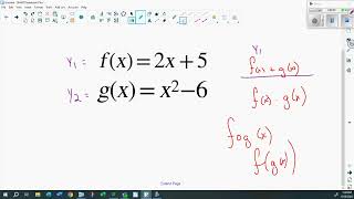 Math 30 1 Composite Functions on your Calculator
