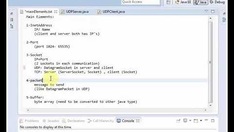 week5-Network Programming- UDP Server Client java - Part1
