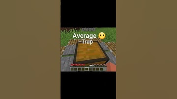 Minecraft Noob vs Pro trap # minecraft #short