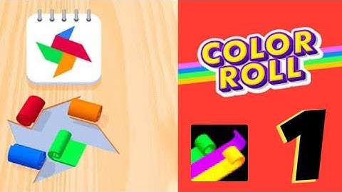 Color Roll 3D level 1 - 20 walkthrough