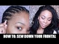 How to Sew-in Your Lace Frontal *NO GLUE* ft VIP BEAUTY HAIR