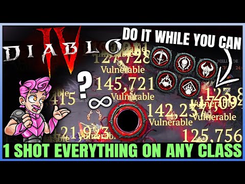 Diablo 4 - Do THIS Now - New GAME BREAKING Trick = EVERY Class & Build 1 Shots EVERYTHING 