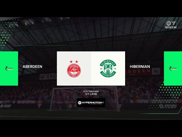 Aberdeen vs Hibernian - Scottish Premiership - 21st December 2024 Full Match 4K - FC 25