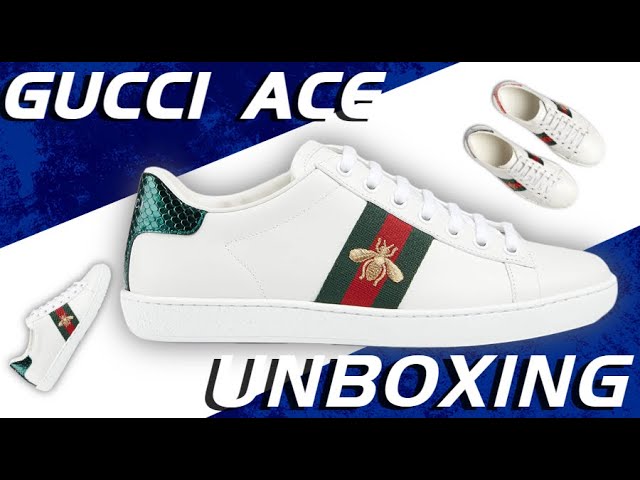 GUCCI ACE UNBOXING  THE MOST PREMIUM HYPEBEAST SNEAKER ON THE