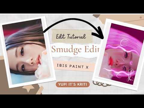 How to| Neon Smudge edit ibispaintX||Ft.Kim jisoo from ( blackpink ...