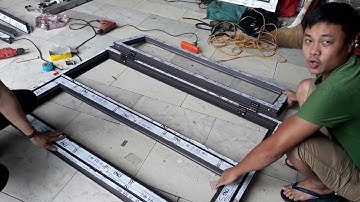 Chỉ cần sem video này các bạn có thể tự tính được công thức trừ cửa của tất cả các loại nhôm hệ 55