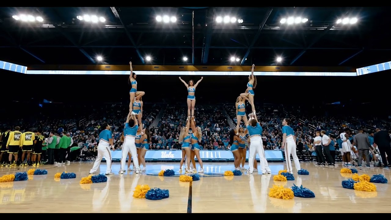 UCLA Cheer Squad performance at UCLA v. Oregon Men’s Basketball Game (2025)