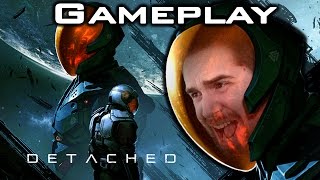 VIRTUAL REALITY SPACE COMBAT! - Detached Gameplay on the HTC Vive