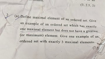 Discrete Mathematics PYQs solved | Sem 3 | Maximal Element | DU | Bsc. maths 