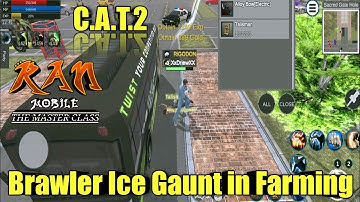 Ran Mobile: The Master Class | Brawler Using Ice Gauntlets For Solo Farming in Close Alpha Test v2