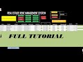 Real estate rental houses management system using ms access and vba  full tutorial start to end
