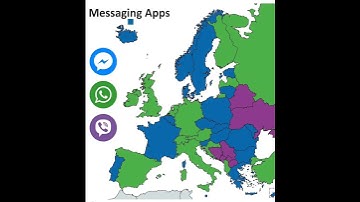 Messaging apps in Europe#europe#map#messagingapps#whatsapp#messanger#applications#dataanalytics