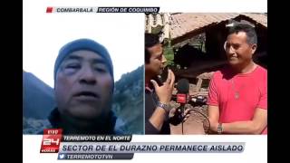 Taxista camina herido 25 kilómetros tras quedar aislado por el terremoto | 24 Horas TVN Chile