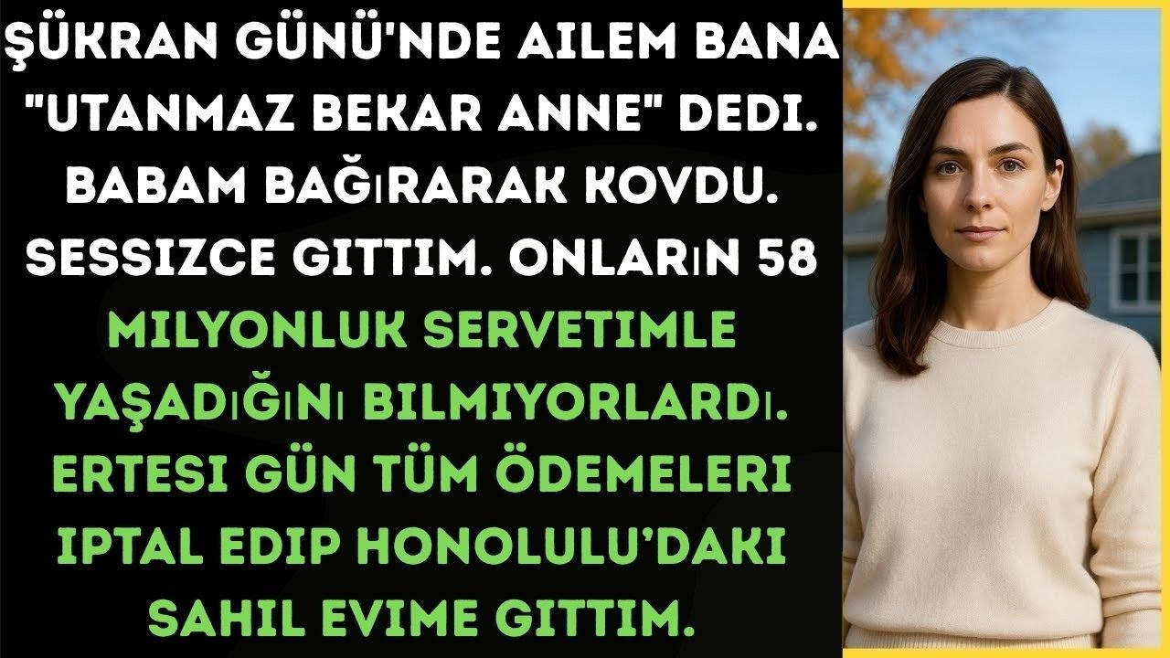 Babam beni kovdu! Ailem 58 milyonluk servetimi bilmiyordu, hesaplarını engelledim.
