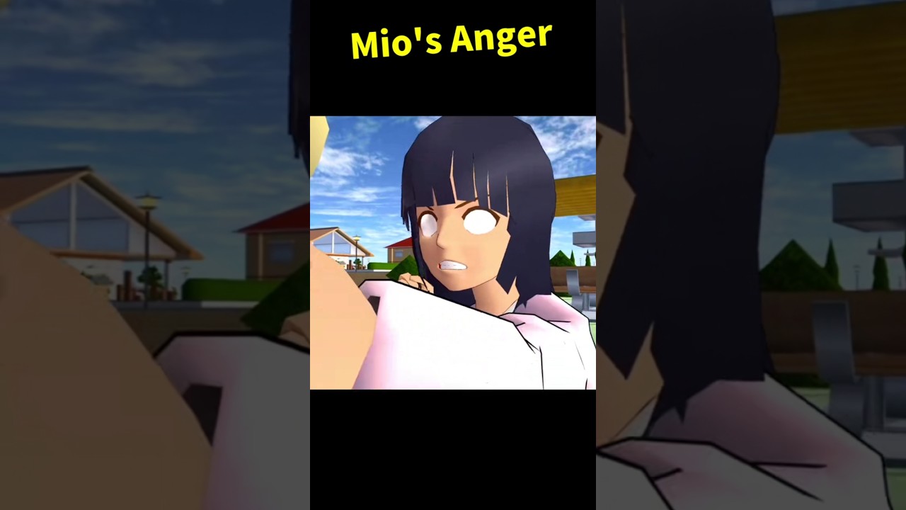 Mio is furious with Yuta./雄太君にキレるミオちゃん