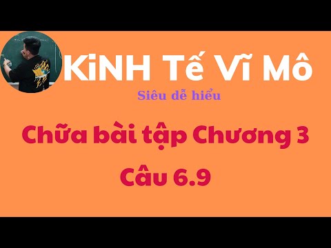 Video Kinh tế Vĩ Mô chương 3: Cách làm bài tập tự luận câu... - youtube