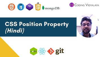 CSS position property | Lesson 19 (Hindi)