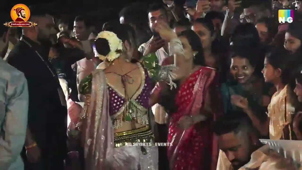 गौतमी पाटील यांची अलिबाग मध्ये पहिल्यांदाच रॉयल एन्ट्री