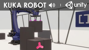 Virtual Factory Unity - Robotic Palletizing Simulation