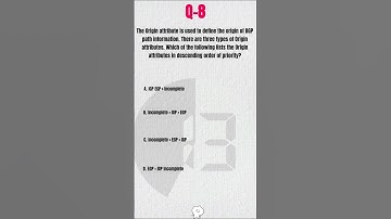 BGP Origin Attribute Priority Explained | HCIP-Datacom H12-821 MCQ