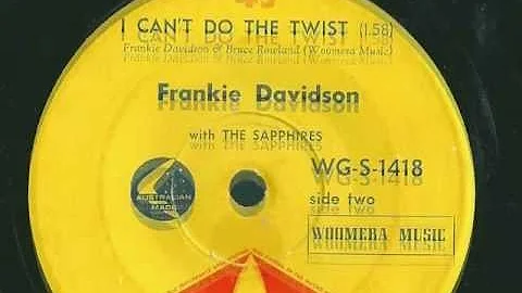 Frankie Davidson - I Can't Do The Twist - 1962 - W&G WG-S-1418 - (B Side of '...Kings Cross')