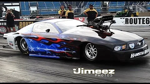 JASON HAMSTRA'S SUPERCHARGED PROMOD '10 MUSTANG TEST HIT AT RT66