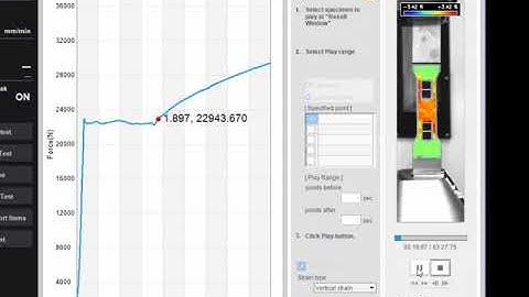 TRViewX Non-Contact Digital Video Extensometer-Displays the Strain Distribution in Real Time