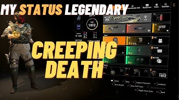 THE DIVISION 2- MY STATUS LEGENDARY BUILD TU 12.3