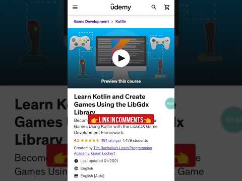 Learn Kotlin and Create Games Using the LibGdx Library