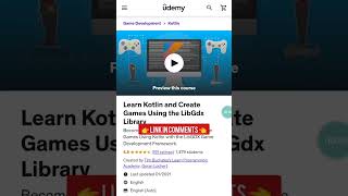 Learn Kotlin and Create Games Using the LibGdx Library