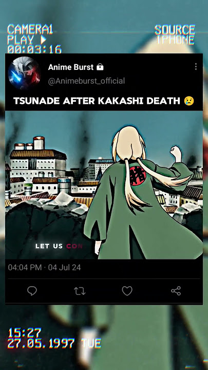 Tsunade After Kakashi Death😢 ||#shorts #shortvideo #naruto #narutoshippuden #tsunade #kakashi #viral