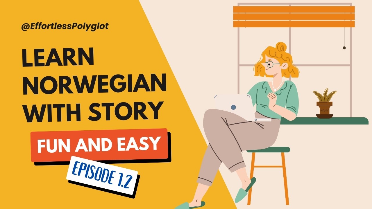 Norwegian for Beginners | Maria’s Story - Bus to Moholt | Norwegian with Stories #ntnu #shortstory