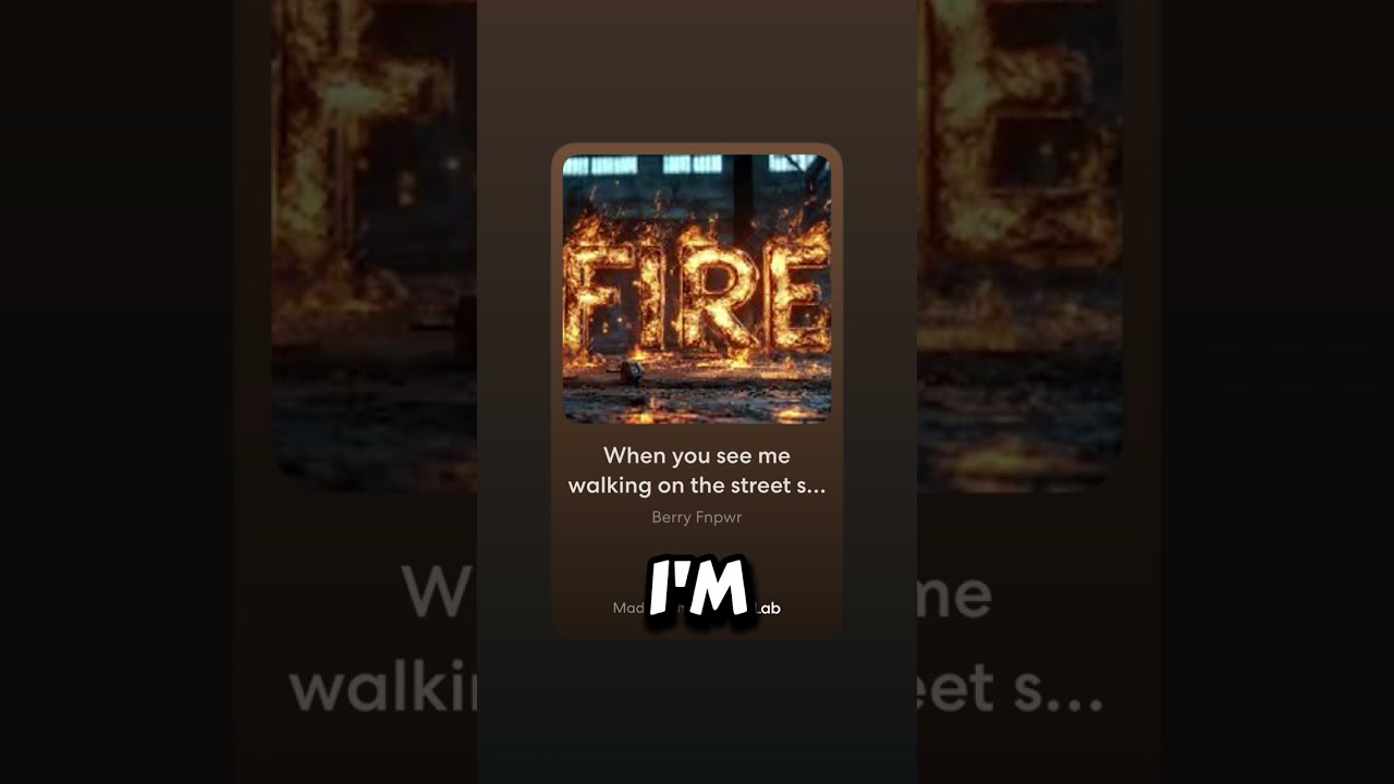 When you see me walking 