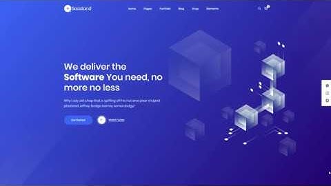 Cloud Based Saas Landing Page Demo Preview | Saasland MultiPurpose WordPress Theme