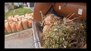 Fall Yard Waste GoPro POV