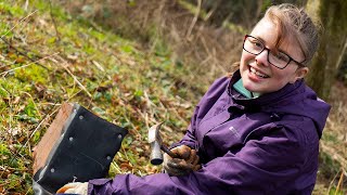 Foundation students at Marbury Park with Cheshire Wildlife Trust