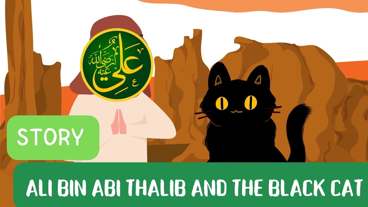 ALI BIN ABI THALIB WITH BLACK CAT MUSLIM CHILDREN STORY (ENGLISH