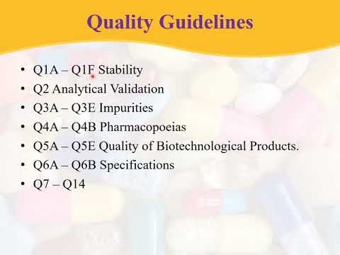 ICH guidelines Quality