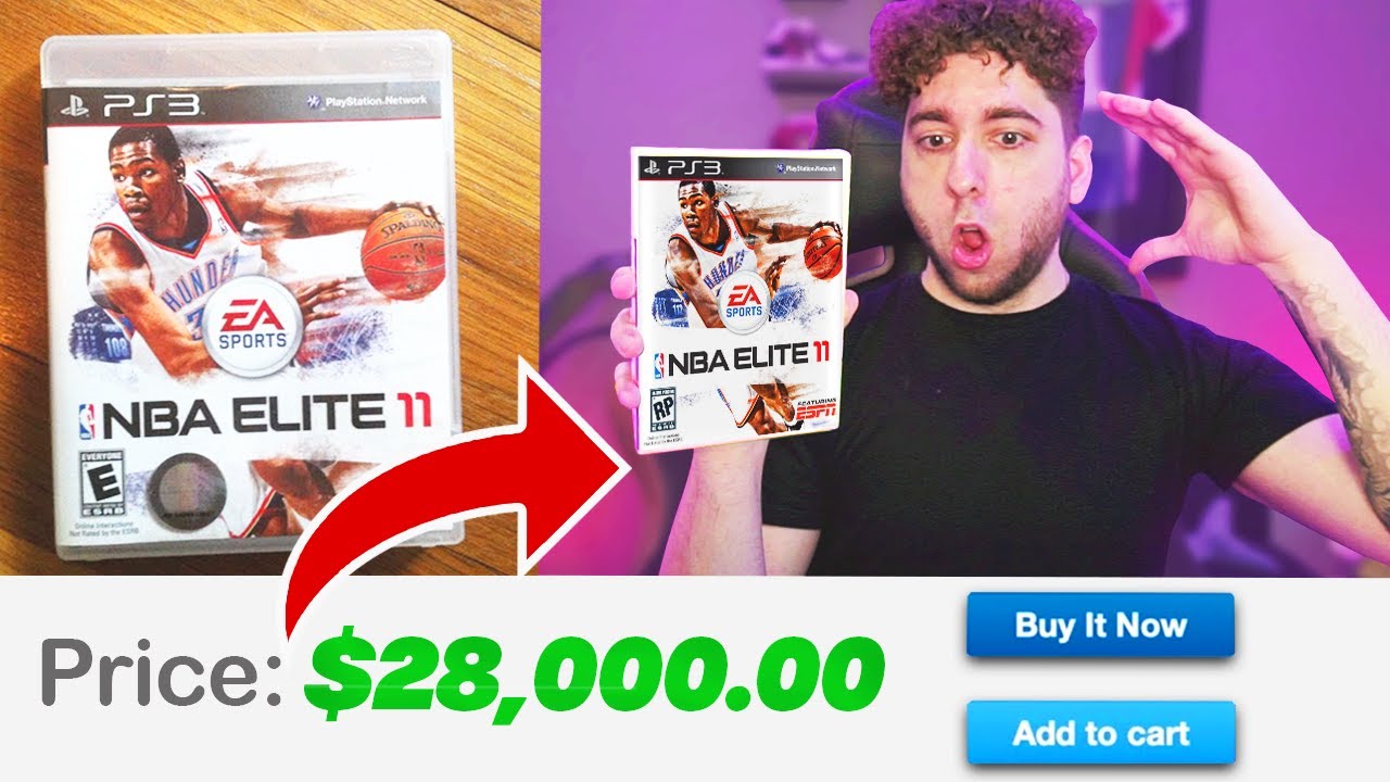 I PLAYED A $28,000 GAME (NBA ELITE 11)