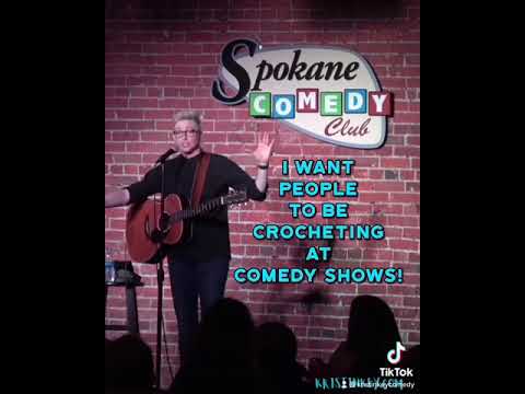 Comedian Catches Woman Crocheting at Comedy Show