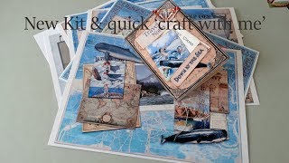 New Kit Summer Blues  & a quick craft with me