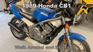 1989 Honda CB1 - Walk Around & Run