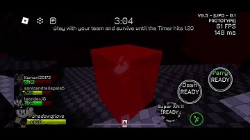 Roblox: Sonic.exe: Dimensional Coalescence: Cuphead’s abilities: Parry