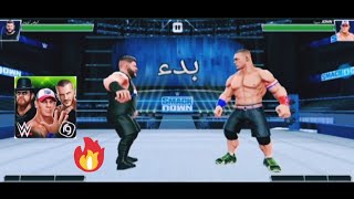 لعبه مصارعه موبايل افضل العاب مصارعه على الجوال " WWE !! Mayhem 😱 screenshot 5