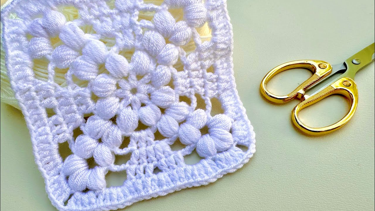 BEAUTIFUL!🌸 How to crochet a granny square for beginners / Step by Step ...
